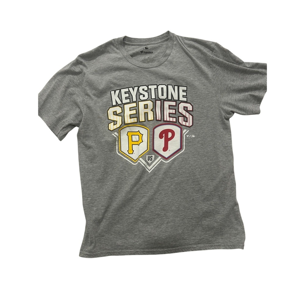Fanatics Keystone Series Philadelphia Phillies T-Shirt MLB‎ Gray Medium (551)